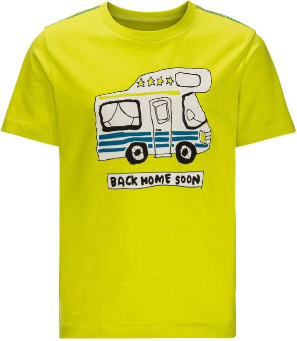Jack Wolfskin Wolf & VAN T-Shirt Duurzaam T-shirt Kinderen 128 green banana green banana
