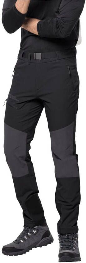 Jack Wolfskin Ziegspitz Pants Men Trekking-softshellbroek Heren 46 black