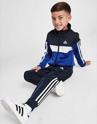 Adidas 3-Stripes Poly Tracksuit Children Blue Kind