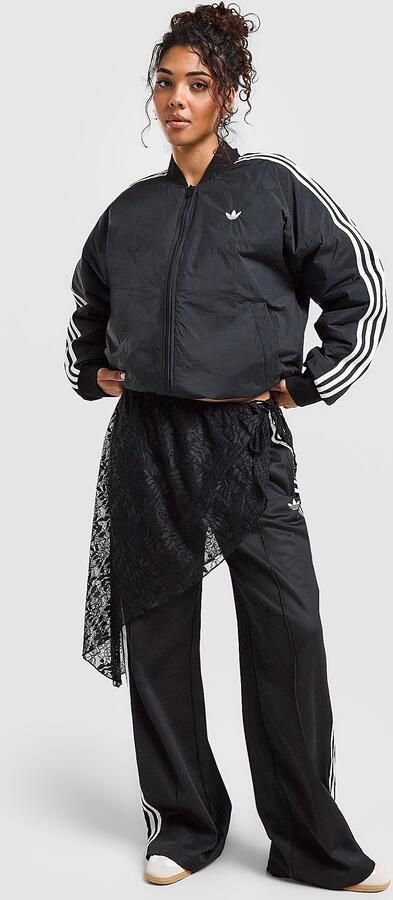 Adidas 3-Stripes Bomber Jacket Zwart- Dames Zwart