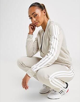 Adidas 3-Stripes Train Tracksuit Beige- Dames Beige - Foto 4