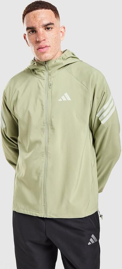 Adidas 365 3-Stripes Jacket Groen- Heren Groen