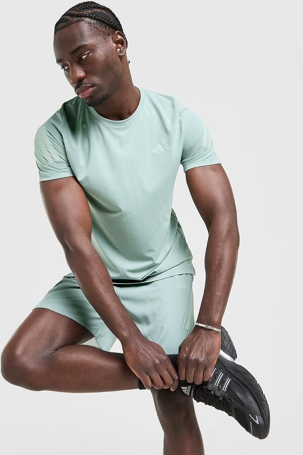 Adidas 365 3-Stripes T-Shirt Groen- Heren Groen - Foto 2