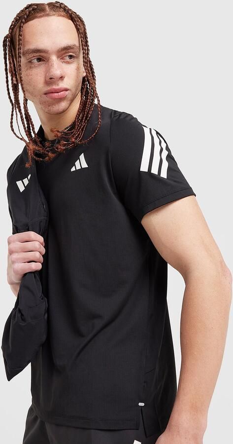 Adidas 365 3-Stripes T-Shirt Zwart- Heren Zwart