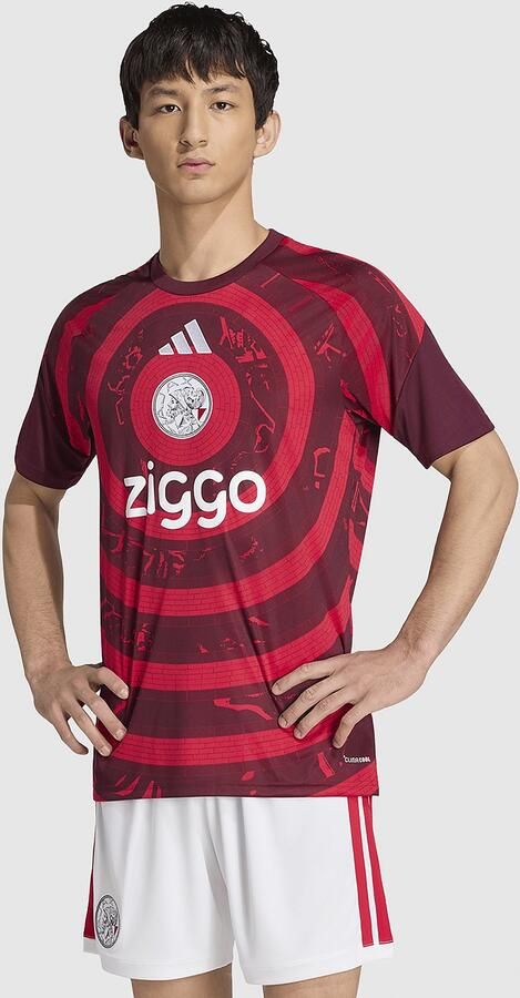 Adidas AFC Ajax 2026 27 Pre Match Shirt Rood- Heren Rood - Foto 2