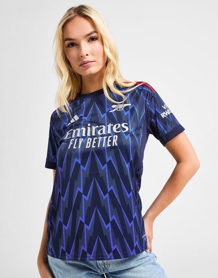 Adidas Arsenal FC 2025 26 Away Shirt Dames Blauw- Dames Blauw - Foto 2