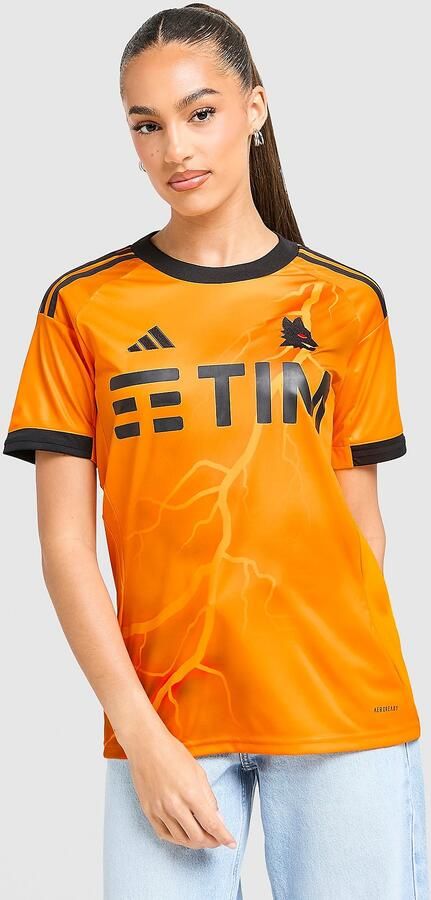 Adidas AS Roma 2025 26 Away Shirt Dames Oranje- Dames Oranje