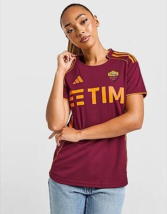 Adidas AS Roma 2025 26 Home Shirt Dames Burgundy- Dames Burgundy