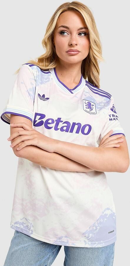 Adidas Aston Villa Fc 2025 26 Third Shirt Dames Wit- Dames Wit - Foto 3
