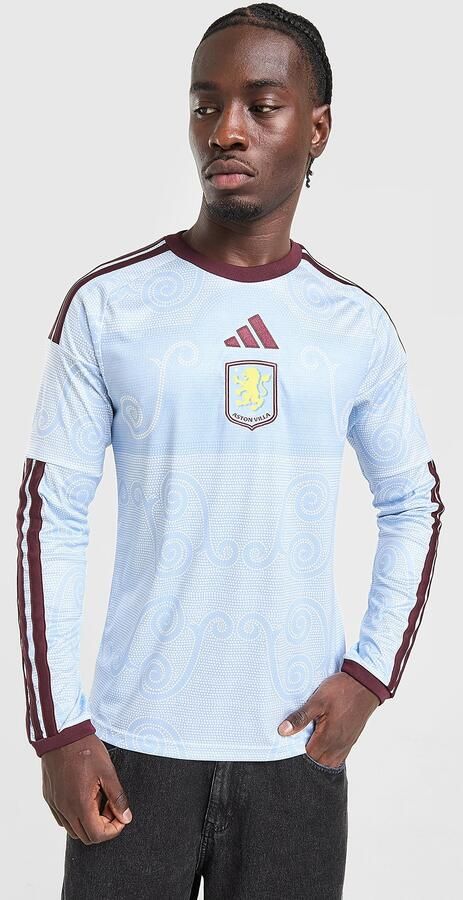 Adidas Aston Villa FC 2026 27 Long Sleeve Third Shirt Blauw- Heren Blauw