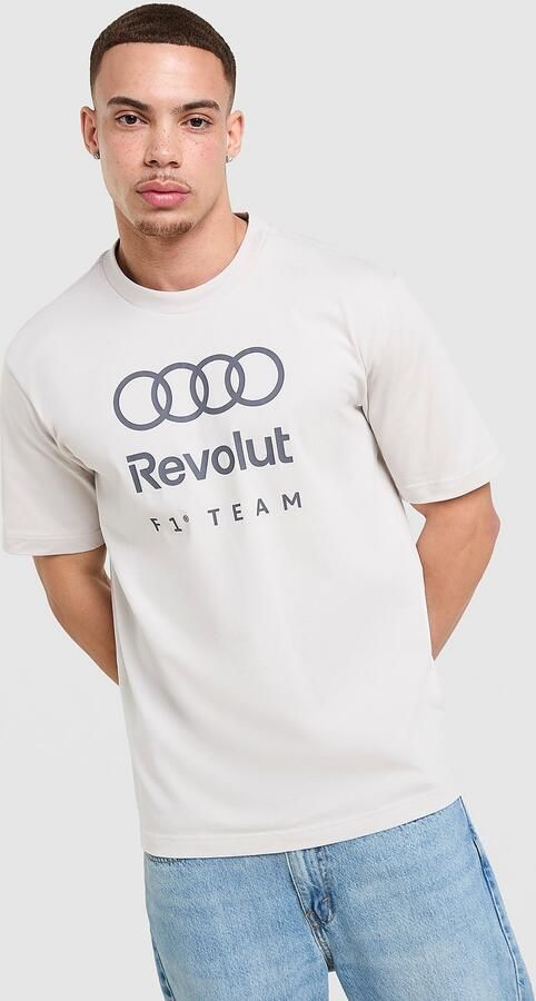 Adidas Audi F1 Dna Graphic T-shirt Wit- Heren Wit