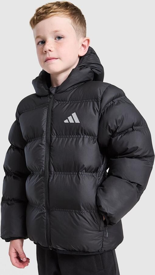 Adidas Badge of Sport Padded Jacket Children Zwart Kind Zwart