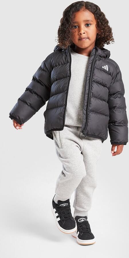 Adidas Badge Of Sport Padded Jacket Infant Zwart Kind Zwart