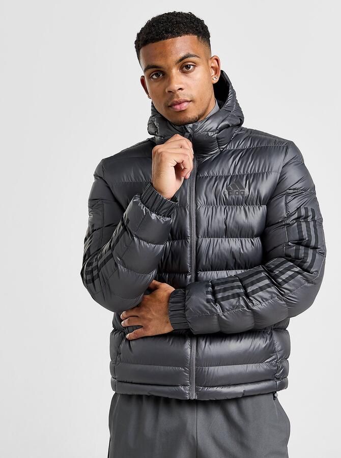 Adidas Badge Of Sport Shine Jacket Grey Five- Heren Grey Five