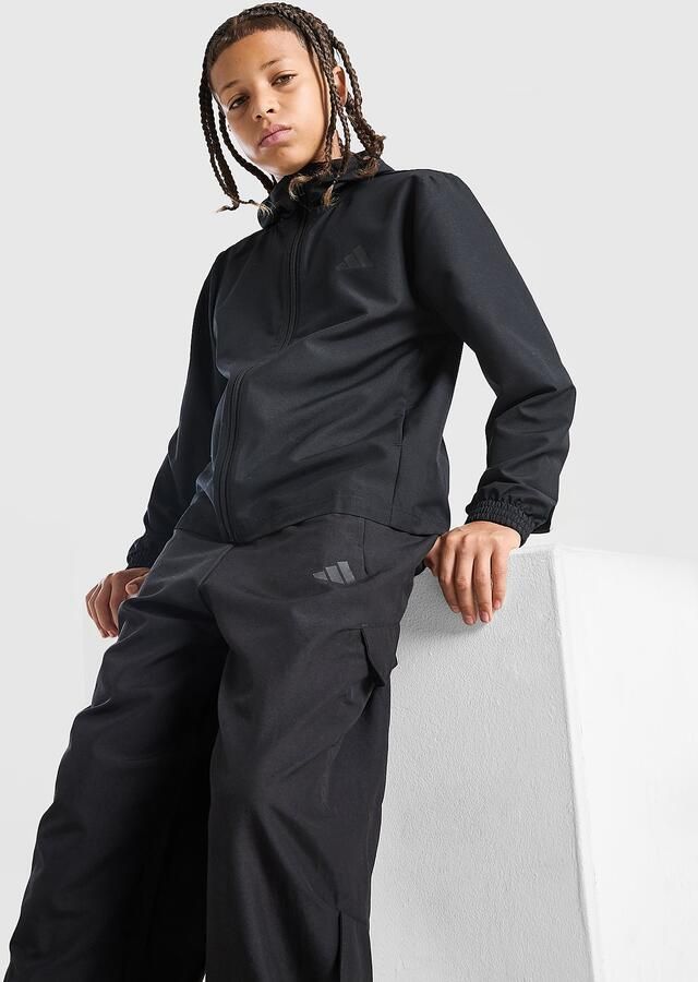 Adidas Badge of Sport Woven Tracksuit Junior Grijs