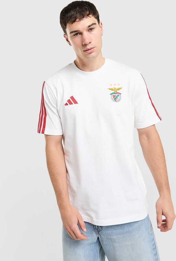 Adidas Benfica DNA T-Shirt Wit- Heren Wit