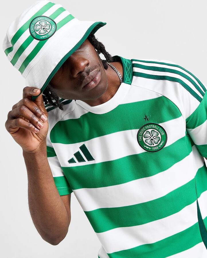 Adidas Celtic Bucket Hat Wit- Dames Wit