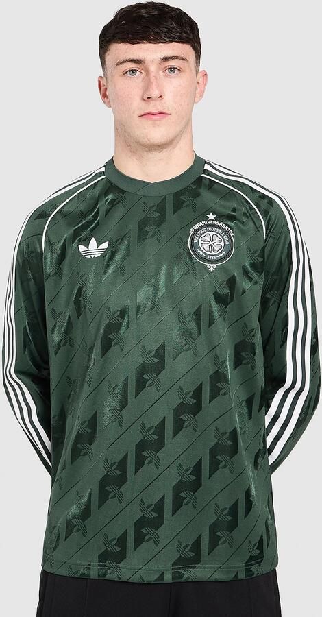 Adidas Celtic Fc Originals Voetbalshirt Met Lange Mouwen Groen- Heren Groen