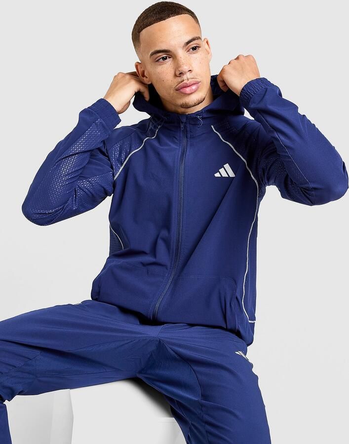 Adidas Climacool Woven Jacket Blauw- Heren Blauw