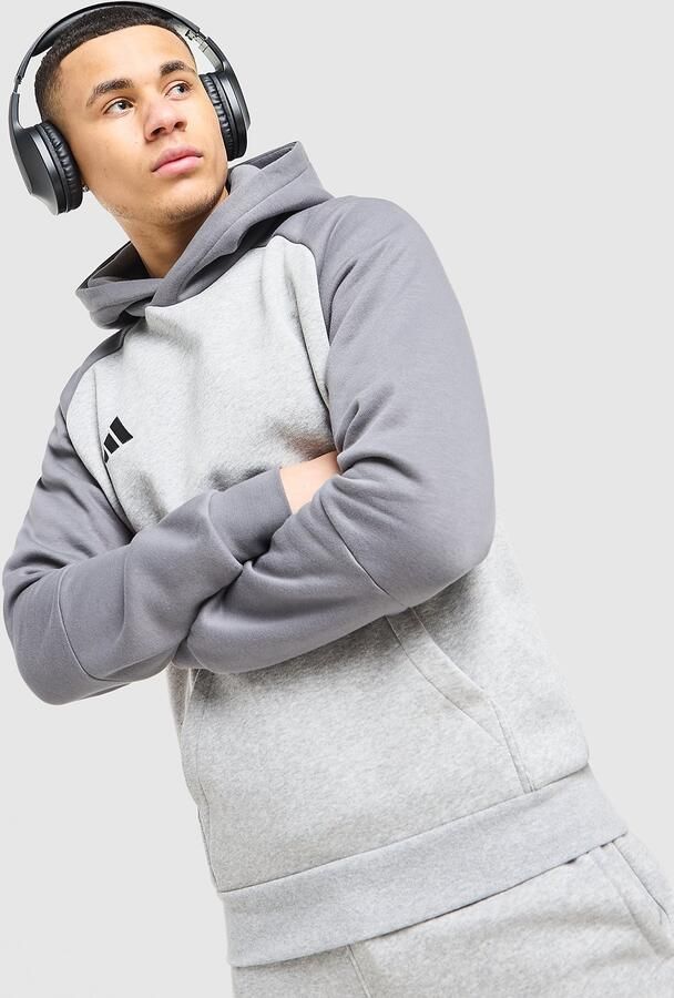 Adidas Colour Block Hoodie Grijs- Heren Grijs