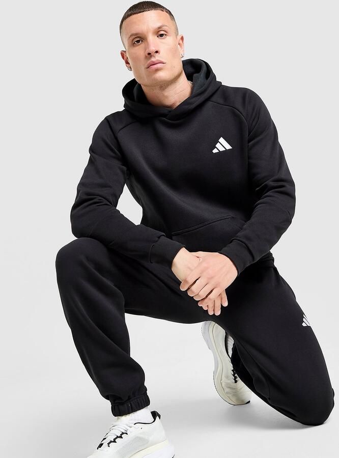 Adidas Colour Block Hoodie Zwart- Heren Zwart