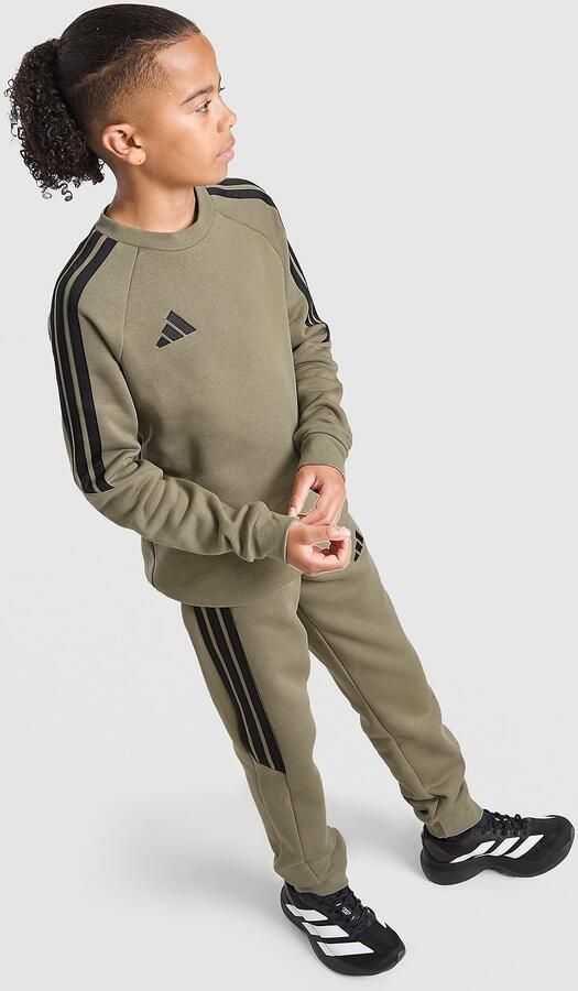 Adidas Crew Tracksuit Junior Bruin Kind Bruin