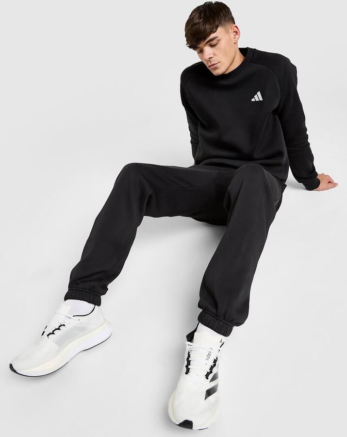 Adidas Essential Crew Sweatshirt Zwart- Heren Zwart