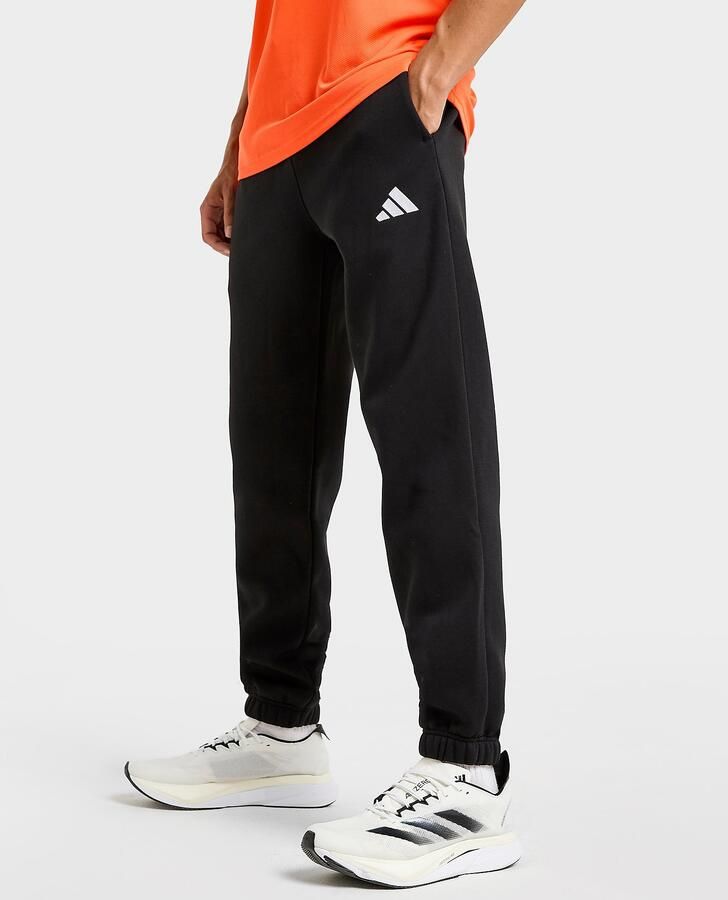 Adidas Essential Fleece Joggers Zwart- Heren Zwart