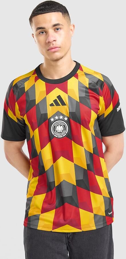 Adidas Germany 2026 Pre Match Shirt Zwart- Heren Zwart