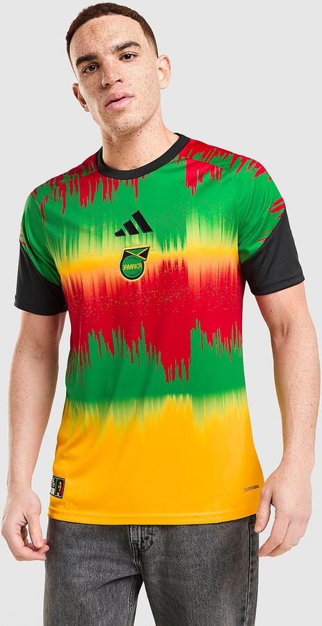Adidas Jamaica 2026 Pre Match Home Shirt Geel- Heren Geel - Foto 6