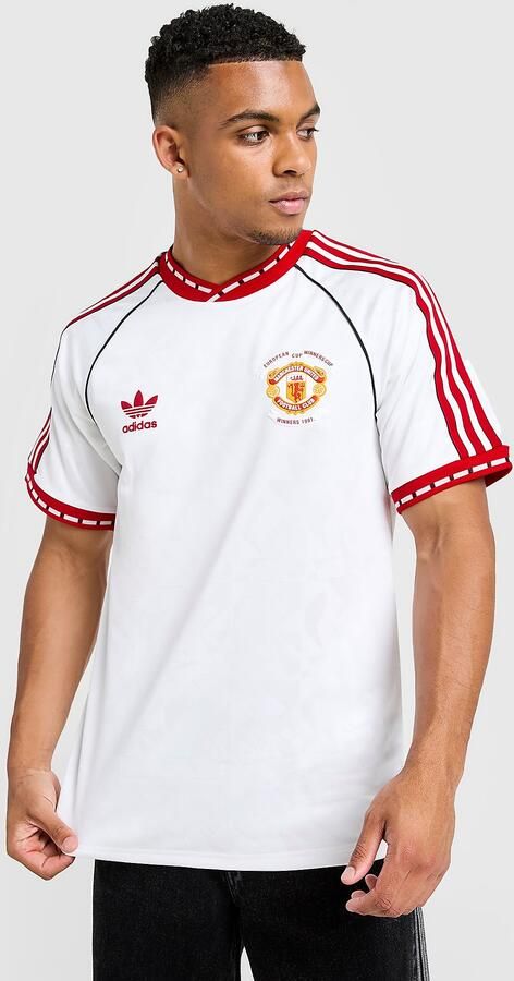 Adidas Manchester United Away Jersey 91 Wit- Heren Wit - Foto 7
