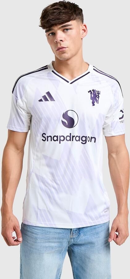 Adidas Manchester United FC 2025 26 Away Shirt Heren Wit- Heren Wit - Foto 4