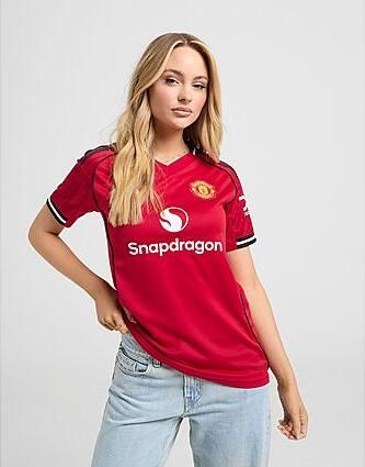 Adidas Manchester United FC 2025 26 Home Shirt Dames Rood- Dames Rood - Foto 6