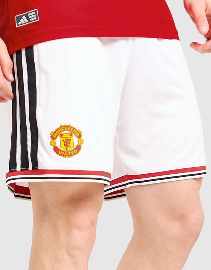 Adidas Manchester United FC 2026 27 Home Shorts Wit- Heren Wit