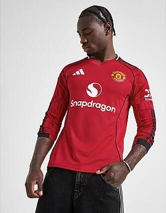 Adidas Manchester United FC 25 26 Long Sleeve Home Shirt Rood- Heren Rood - Foto 7