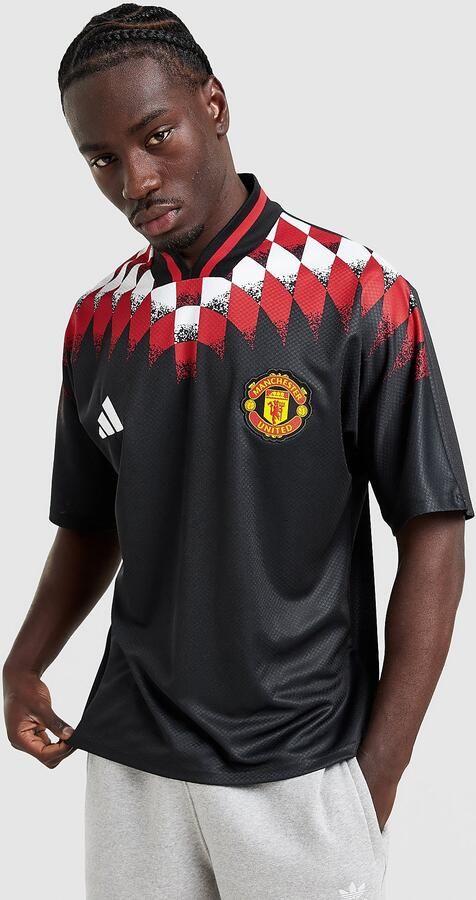 Adidas Manchester United FC Stadium Shirt Zwart- Heren Zwart