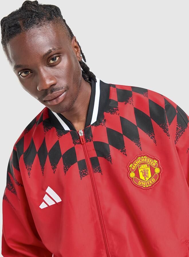 Adidas Manchester United FC Stadium Track Top Rood- Heren Rood
