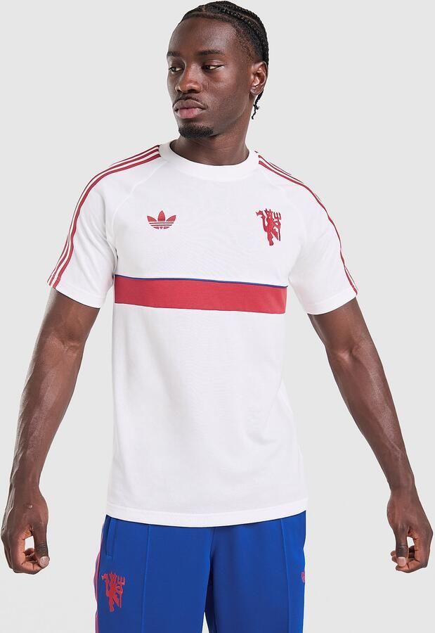 Adidas Manchester United Originals T-shirt Wit- Heren Wit