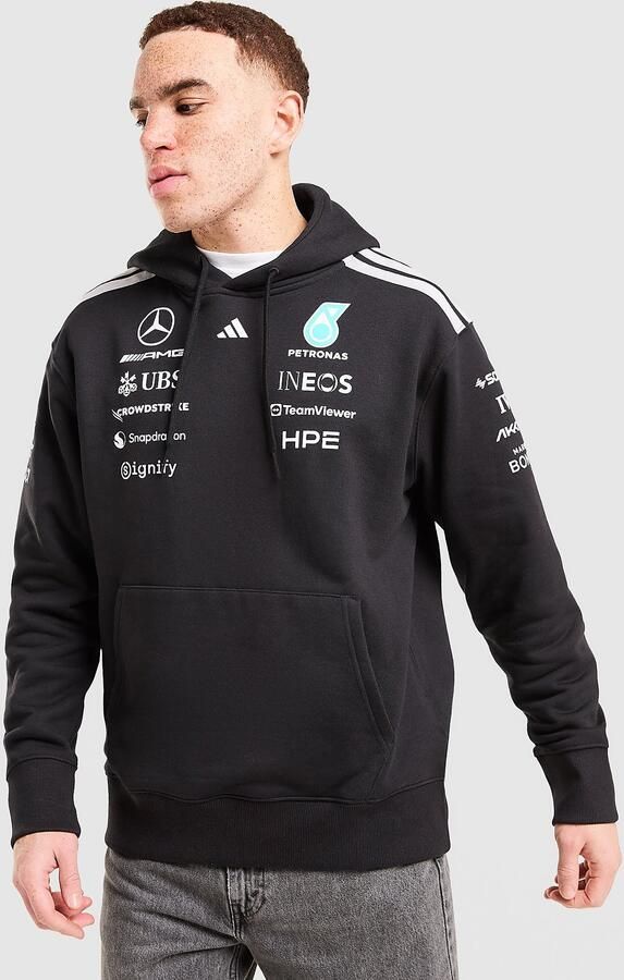 Adidas MERCEDES AMG PETRONAS FORMULA 1 TEAM DRIVER Sweatshirt MET CAPUCHON