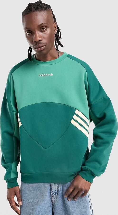Adidas Originals Munich 93 Crew Sweatshirt Groen- Heren Groen