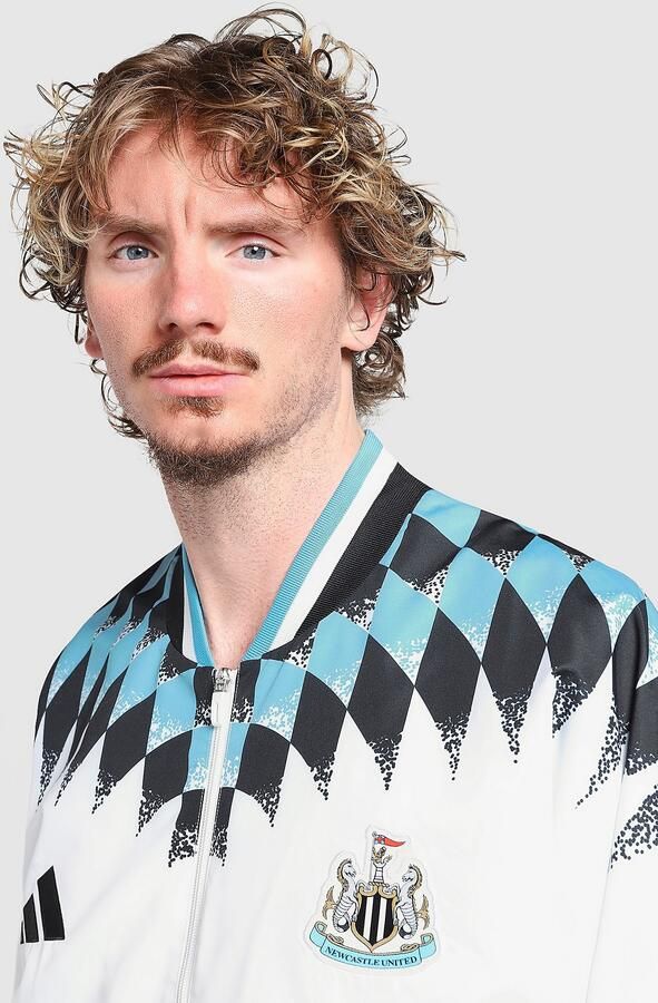 Adidas Newcastle United FC Stadium Track Top Wit- Heren Wit