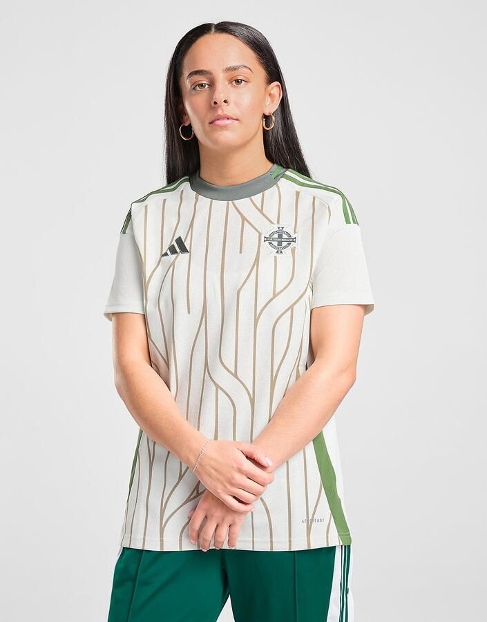 Adidas Northern Ireland 2025 Away Shirt Dames White- Dames White - Foto 7