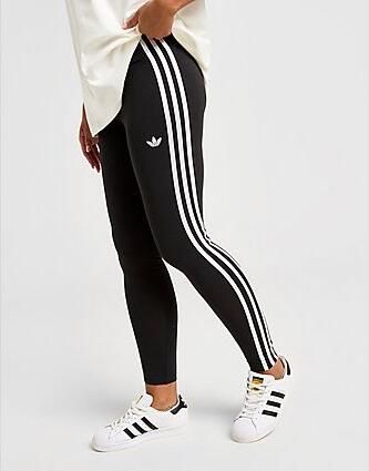 Adidas Originals 3-Stripes High Waist Leggings Black- Dames Black