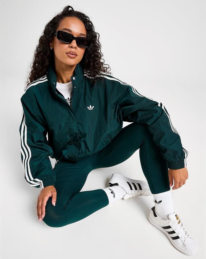 Adidas Originals 3-Stripes Lightweight Jacket Groen- Dames Groen