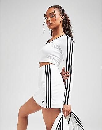Adidas Originals 3-Stripes Mini Skirt Wit- Dames Wit - Foto 10