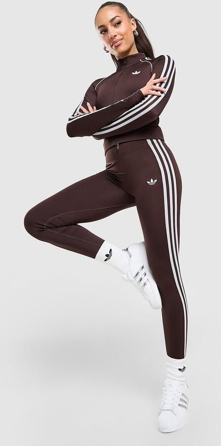 Adidas Originals 3-Stripes Seamless Leggings Bruin- Dames Bruin