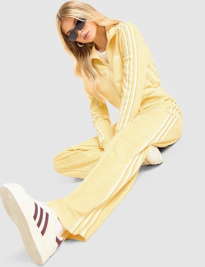 Adidas Originals 3-Stripes Towel Joggers Geel- Dames Geel