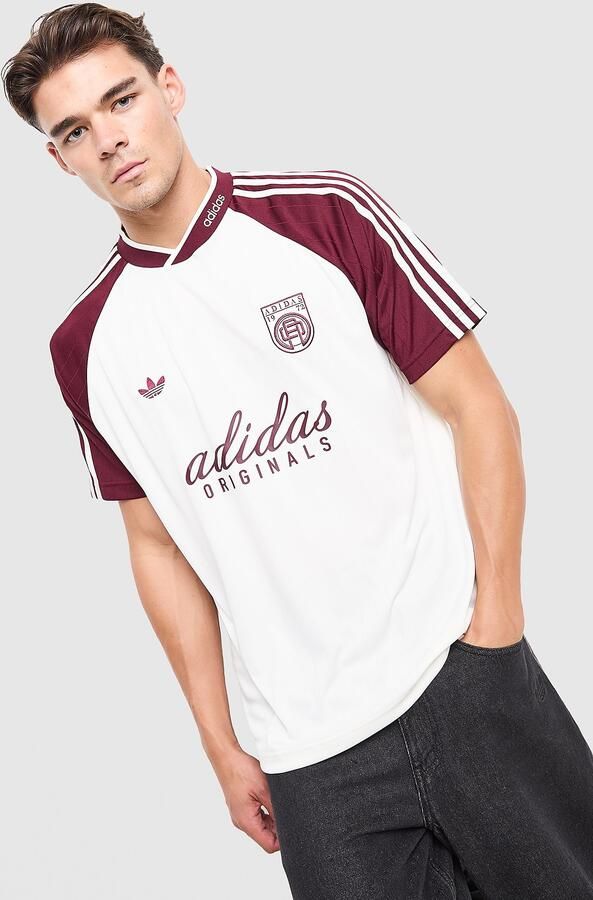 Adidas Originals '90s Jersey Wit- Heren Wit
