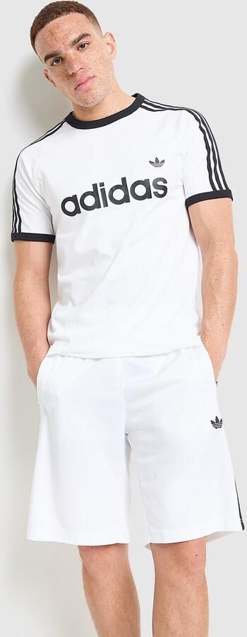 Adidas Originals Adicolor Classics 3-Stripes Ringer T-Shirt Wit- Heren Wit - Foto 7