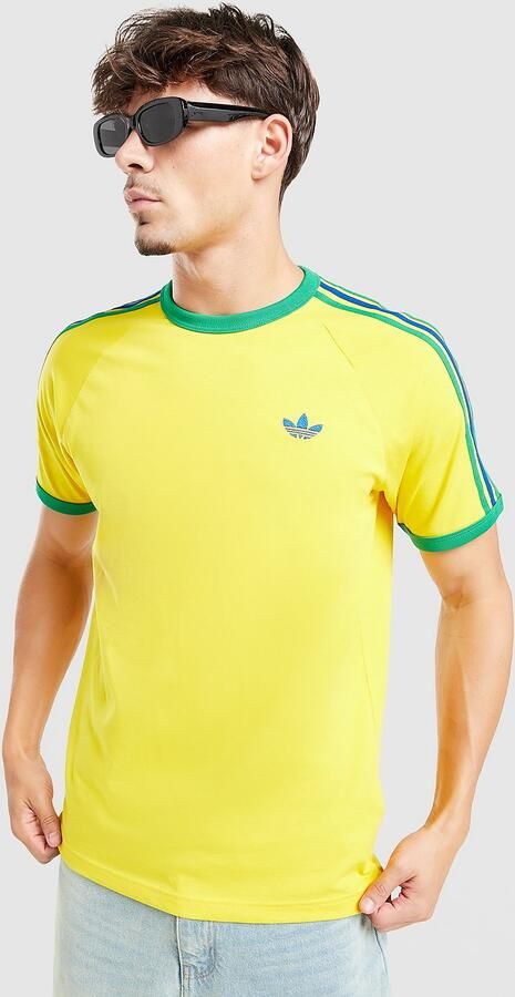 Adidas Originals Adicolor Classics 3-stripes T-shirt Geel- Heren Geel - Foto 2